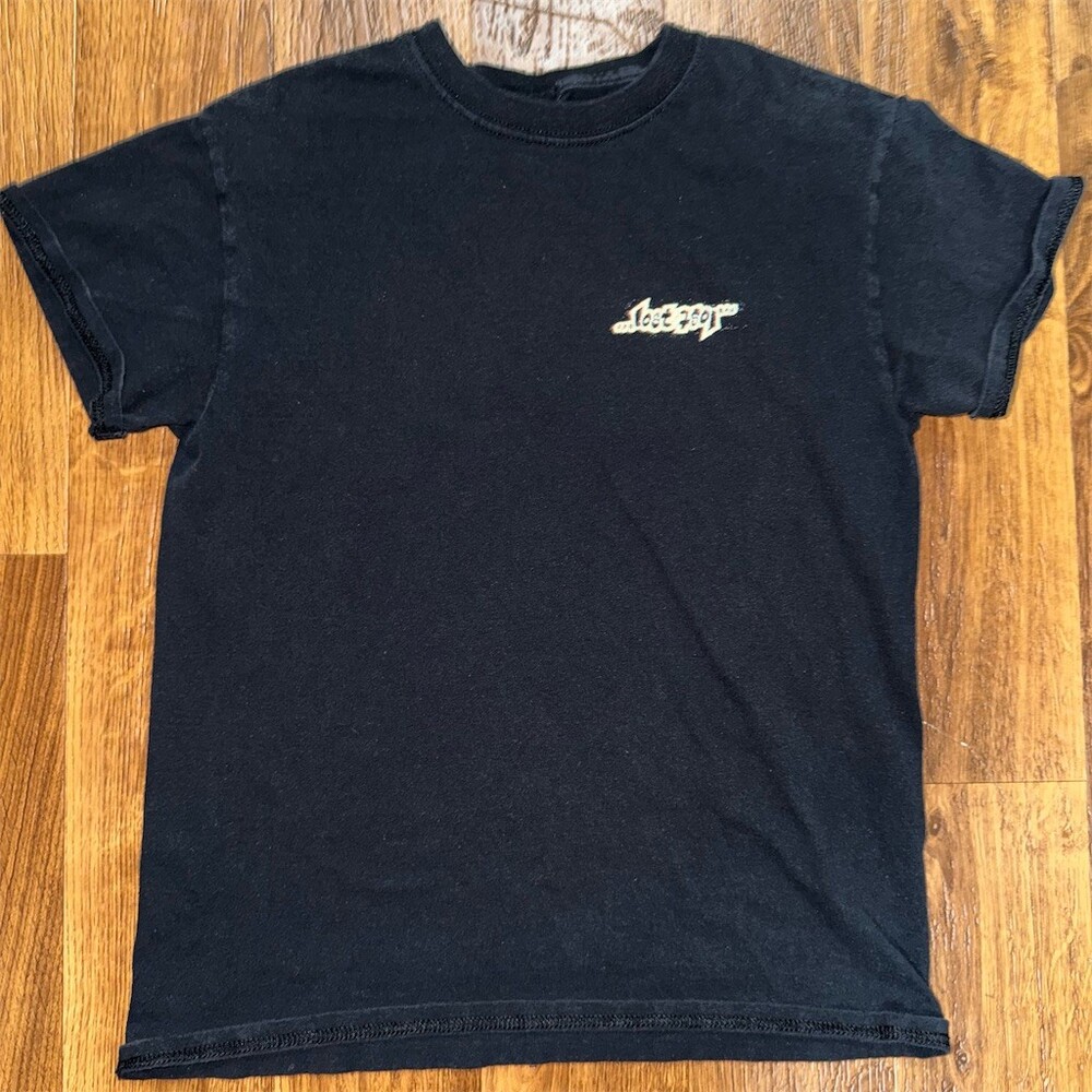 Reebok T-Shirt Mens Size M Black Short Sleeve Crew Neck Small Chest Logo